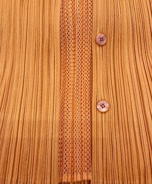 PLEATS PLEASE（プリーツプリーズ）PLEATS PLEASE (プリーツプリーズ) 変形2WAYプリーツワンピース オレンジ サイズ:４の古着・服飾アイテム
