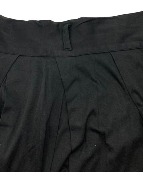 YOHJI YAMAMOTO（ヨウジヤマモト）YOHJI YAMAMOTO (ヨウジヤマモト) ハイウエストコットンスカート ブラック サイズ:SIZE Sの古着・服飾アイテム