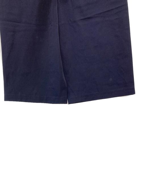 YOHJI YAMAMOTO（ヨウジヤマモト）YOHJI YAMAMOTO (ヨウジヤマモト) ハイウエストパンツ ネイビー サイズ:SSの古着・服飾アイテム