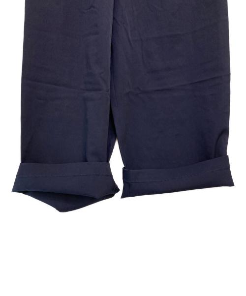 YOHJI YAMAMOTO（ヨウジヤマモト）YOHJI YAMAMOTO (ヨウジヤマモト) ハイウエストパンツ ネイビー サイズ:SSの古着・服飾アイテム