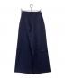 YOHJI YAMAMOTO (ヨウジヤマモト) ハイウエストパンツ ネイビー サイズ:SS：15000円