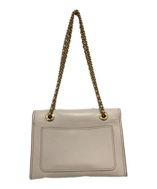 COACH（コーチ）COACH (コーチ) Parker with tea rose applique 2WAYバッグ アイボリーの古着・服飾アイテム