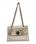 COACH（コーチ）の古着「Parker with tea rose applique 2WAYバッグ」｜アイボリー