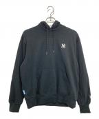 MLB×Karinaエムエルビー）の古着「 aespa Karina コラボ Over Fit Hoodie」｜ブラック