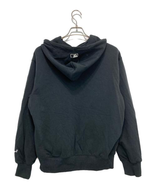 MLB（エムエルビー）MLB (エムエルビー) Karina  aespa Karina コラボ Over Fit Hoodie ブラック サイズ:Sの古着・服飾アイテム