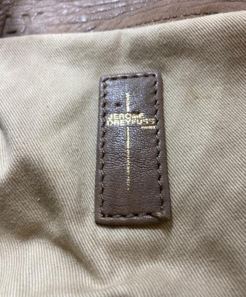 jerome dreyfuss（ジェロームドレイフェス）jerome dreyfuss (ジェロームドレイフェス) 2WAY レザーバッグ ブラウンの古着・服飾アイテム