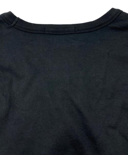 STONE ISLAND（ストーンアイランド）STONE ISLAND (ストーンアイランド) ヘビーウェイトコットンクルーネック長袖Tシャツ ブラック サイズ:SIZE XXLの古着・服飾アイテム