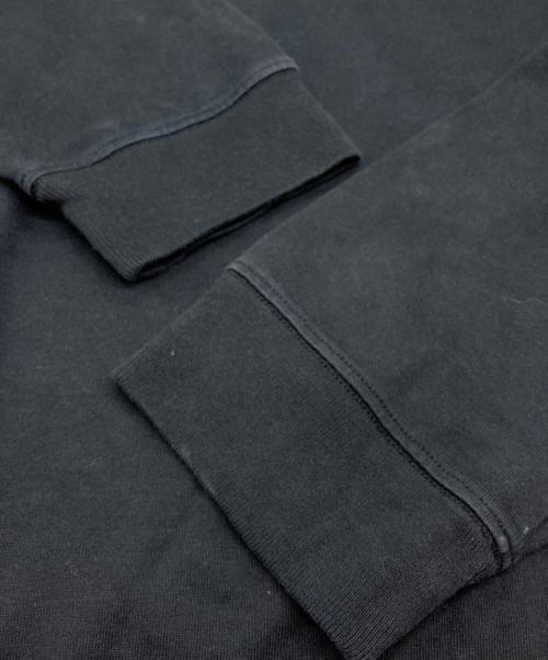 STONE ISLAND（ストーンアイランド）STONE ISLAND (ストーンアイランド) ヘビーウェイトコットンクルーネック長袖Tシャツ ブラック サイズ:SIZE XXLの古着・服飾アイテム