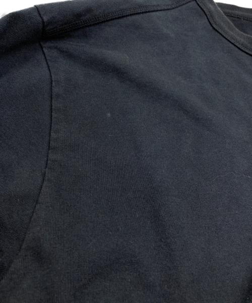 STONE ISLAND（ストーンアイランド）STONE ISLAND (ストーンアイランド) ヘビーウェイトコットンクルーネック長袖Tシャツ ブラック サイズ:SIZE XXLの古着・服飾アイテム