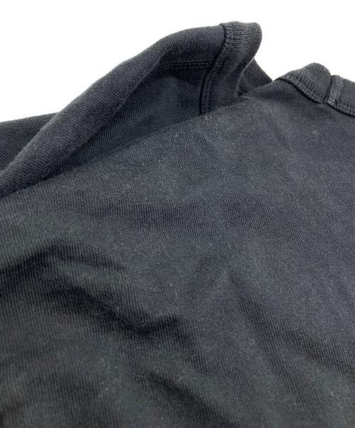 STONE ISLAND（ストーンアイランド）STONE ISLAND (ストーンアイランド) ヘビーウェイトコットンクルーネック長袖Tシャツ ブラック サイズ:SIZE XXLの古着・服飾アイテム