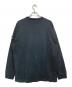 STONE ISLAND (ストーンアイランド) ヘビーウェイトコットンクルーネック長袖Tシャツ ブラック サイズ:SIZE XXL：22000円