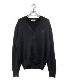 AMI Alexandre Mattiussi（アミアレクサンドルマテュッシ）の古着「Ami de Coeur Cardigan」｜ブラック