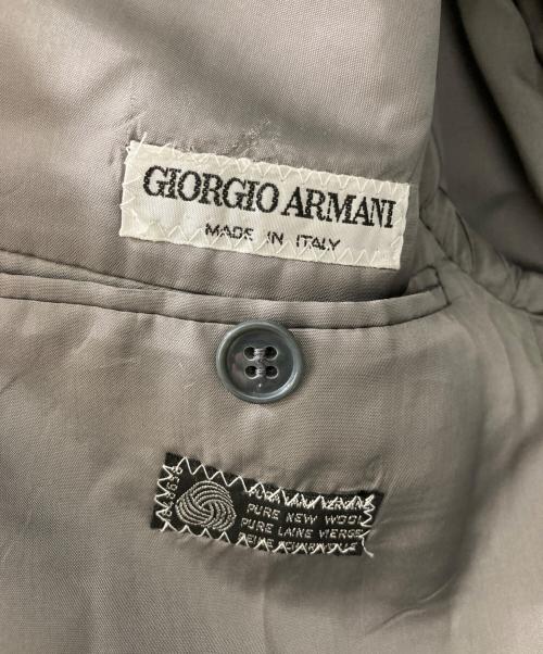 GIORGIO ARMANI（ジョルジオアルマーニ）GIORGIO ARMANI (ジョルジョアルマーニ) ウール セットアップスーツ グレー サイズ:SIZE 46の古着・服飾アイテム