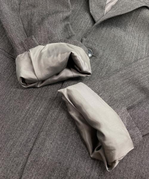 GIORGIO ARMANI（ジョルジオアルマーニ）GIORGIO ARMANI (ジョルジョアルマーニ) ウール セットアップスーツ グレー サイズ:SIZE 46の古着・服飾アイテム