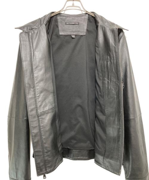 JOHN VARVATOS（ジョン・バルベイトス）JOHN VARVATOS (ジョン・バルベイトス) レザージャケット ブラック サイズ:XLの古着・服飾アイテム