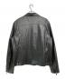 JOHN VARVATOS (ジョン・バルベイトス) レザージャケット ブラック サイズ:XL：14000円