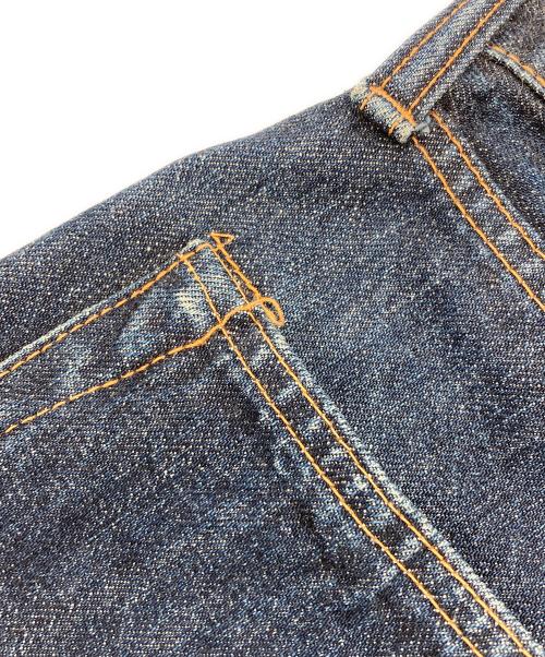 KAPITAL（キャピタル）KAPITAL (キャピタル) センターシームロールアップデニムパンツ インディゴ サイズ:34の古着・服飾アイテム