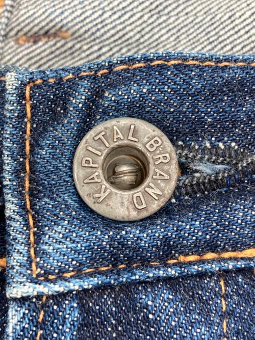 KAPITAL（キャピタル）KAPITAL (キャピタル) センターシームロールアップデニムパンツ インディゴ サイズ:34の古着・服飾アイテム