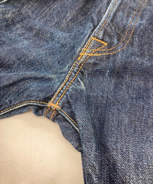 KAPITAL（キャピタル）KAPITAL (キャピタル) センターシームロールアップデニムパンツ インディゴ サイズ:34の古着・服飾アイテム