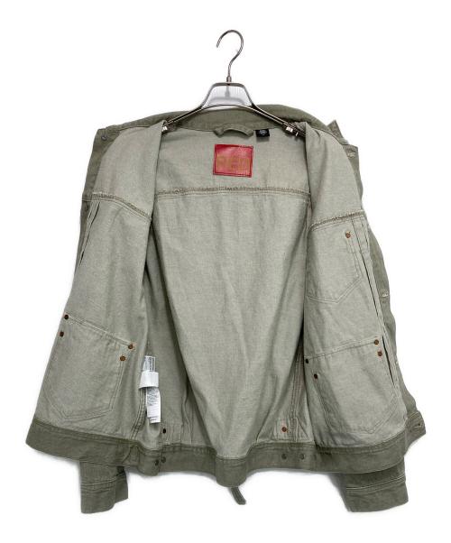 LEVI'S RED（リーバイス レッド）LEVI'S RED (リーバイス レッド) TYPE II TRUCKER JACKET グリーン (ベージュ系) サイズ:Lの古着・服飾アイテム
