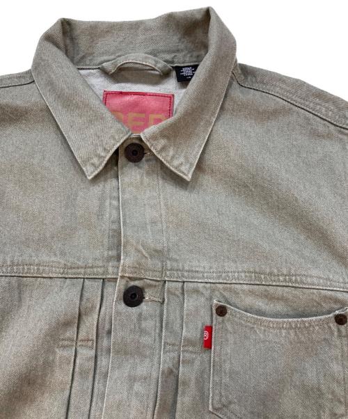 LEVI'S RED（リーバイス レッド）LEVI'S RED (リーバイス レッド) TYPE II TRUCKER JACKET グリーン (ベージュ系) サイズ:Lの古着・服飾アイテム
