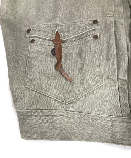 LEVI'S RED（リーバイス レッド）LEVI'S RED (リーバイス レッド) TYPE II TRUCKER JACKET グリーン (ベージュ系) サイズ:Lの古着・服飾アイテム