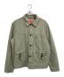 LEVI'S RED（リーバイス レッド）の古着「TYPE II TRUCKER JACKET」｜グリーン (ベージュ系)