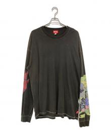 DIESEL（ディーゼル）の古着「T-BOXT-LS-R4 ロングスリーブカットソー」｜ブラック