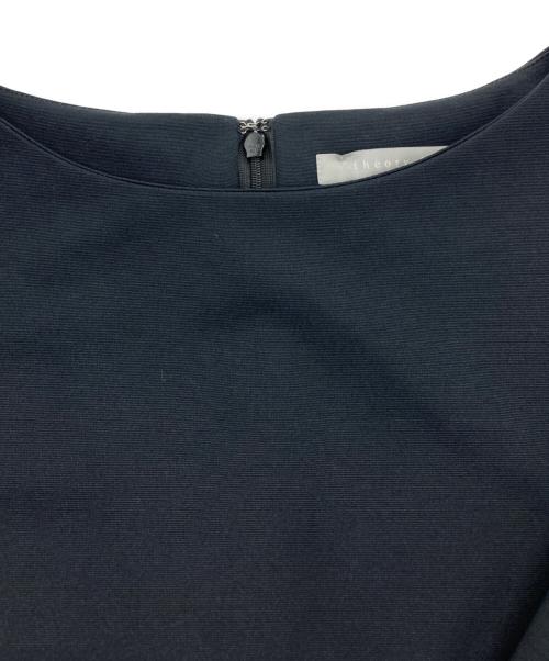 theory luxe（セオリーリュクス）theory luxe (セオリーリュクス) レース切替ブラウスワンピース ネイビー サイズ:38の古着・服飾アイテム