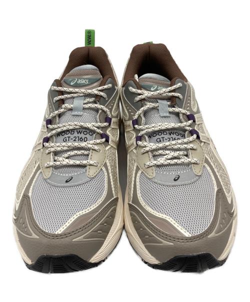 asics（アシックス）asics (アシックス) WOOD (ウッド) GT-2160 CREAM/OATMEAL ローカットスニーカー ベージュ×ブラウン サイズ:US8 1/2の古着・服飾アイテム