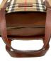 中古・古着 BURBERRY (バーバリー) シャドーホース ノバチェック ハンドバッグ ベージュ×ブラウン：15000円