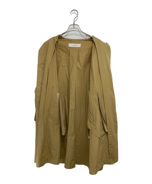 JOURNAL STANDARD（ジャーナルスタンダード）JOURNAL STANDARD (ジャーナルスタンダード) ハイカウントワイドステンカラーコート ベージュ サイズ:-の古着・服飾アイテム