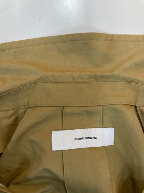 JOURNAL STANDARD（ジャーナルスタンダード）JOURNAL STANDARD (ジャーナルスタンダード) ハイカウントワイドステンカラーコート ベージュ サイズ:-の古着・服飾アイテム
