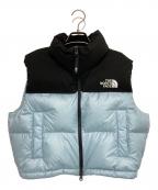 THE NORTH FACEザ ノース フェイス）の古着「W'S NOVELTY NUPTSE DOWN VEST」｜スカイブルー