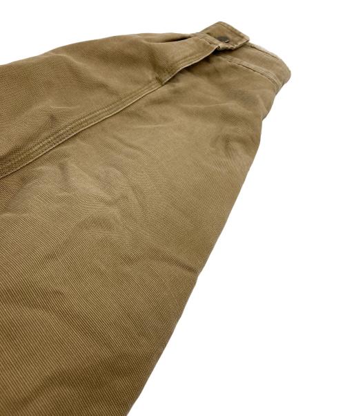 Eddie Bauer（エディーバウアー）Eddie Bauer (エディーバウアー) 襟レザーワークジャケット ベージュ サイズ:Lの古着・服飾アイテム