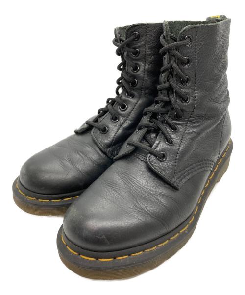 Dr.Martens（ドクターマーチン）Dr.Martens (ドクターマーチン) PASCAL 8ホールレザーブーツ ブラック サイズ:UK5の古着・服飾アイテム