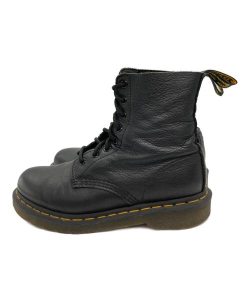 Dr.Martens（ドクターマーチン）Dr.Martens (ドクターマーチン) PASCAL 8ホールレザーブーツ ブラック サイズ:UK5の古着・服飾アイテム