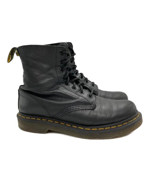 Dr.Martens（ドクターマーチン）Dr.Martens (ドクターマーチン) PASCAL 8ホールレザーブーツ ブラック サイズ:UK5の古着・服飾アイテム