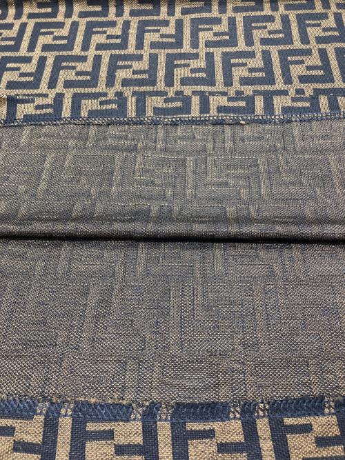 FENDI JEANS（フェンディ ジーンズ）FENDI JEANS (フェンディ ジーンズ) ズッカ柄 半袖シャツワンピース ブラウン×ブラック サイズ:Ｆ36の古着・服飾アイテム