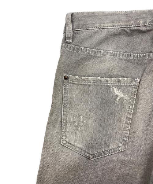 DSQUARED2（ディースクエアード）DSQUARED2 (ディースクエアード) Skinny Dan Jean ダメージスキニーデニムパンツ グレー サイズ:42の古着・服飾アイテム