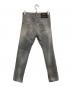 DSQUARED2 (ディースクエアード) Skinny Dan Jean ダメージスキニーデニムパンツ グレー サイズ:42：9000円