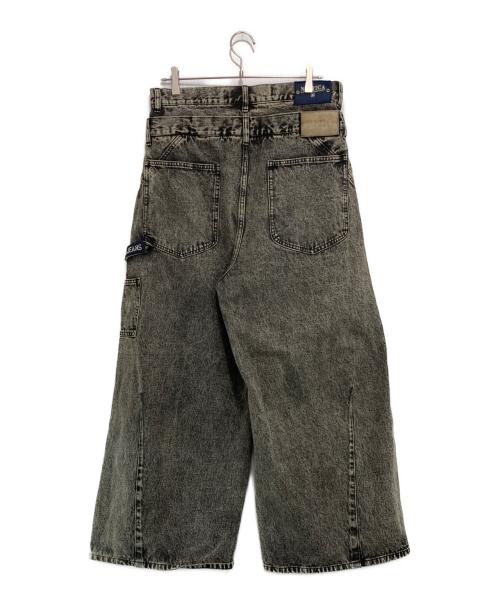 NAUTICA（ノーティカ）NAUTICA (ノーティカ) Double Waist Distressed Baggy ブラック サイズ:Mの古着・服飾アイテム