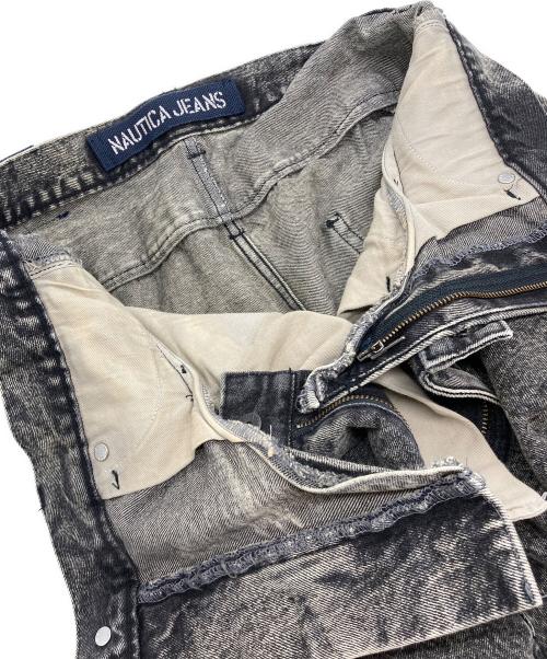 NAUTICA（ノーティカ）NAUTICA (ノーティカ) Double Waist Distressed Baggy ブラック サイズ:Mの古着・服飾アイテム