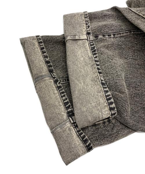 NAUTICA（ノーティカ）NAUTICA (ノーティカ) Double Waist Distressed Baggy ブラック サイズ:Mの古着・服飾アイテム