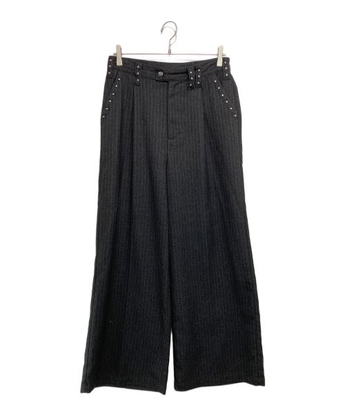 ANDER HUNK（アンダーハンク）ANDER HUNK (アンダーハンク) スタッズデザインバギースラックス グレー サイズ:Mの古着・服飾アイテム