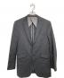 BURBERRY BLACK LABEL (バーバリーブラックレーベル) シルクウール混 ストライプセットアップスーツ ブラック サイズ:S：9000円