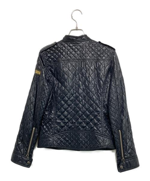Hysteric Glamour（ヒステリックグラマー）Hysteric Glamour (ヒステリックグラマー) 中綿ライダースジャケット ネイビー サイズ:FREEの古着・服飾アイテム