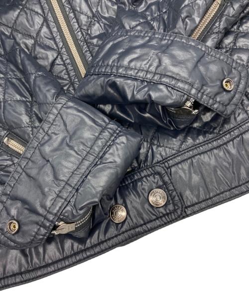 Hysteric Glamour（ヒステリックグラマー）Hysteric Glamour (ヒステリックグラマー) 中綿ライダースジャケット ネイビー サイズ:FREEの古着・服飾アイテム