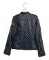 Hysteric Glamour (ヒステリックグラマー) 中綿ライダースジャケット ネイビー サイズ:FREE：6000円