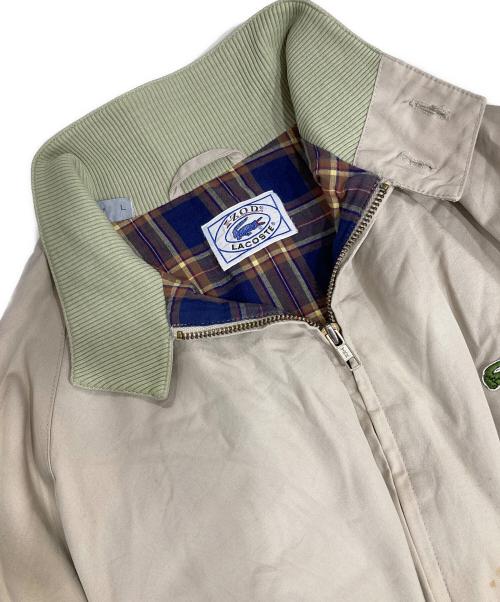 IZOD LACOSTE（アイゾッド ラコステ）IZOD LACOSTE (アイゾッド ラコステ) スイングトップ ベージュ サイズ:Ｌの古着・服飾アイテム